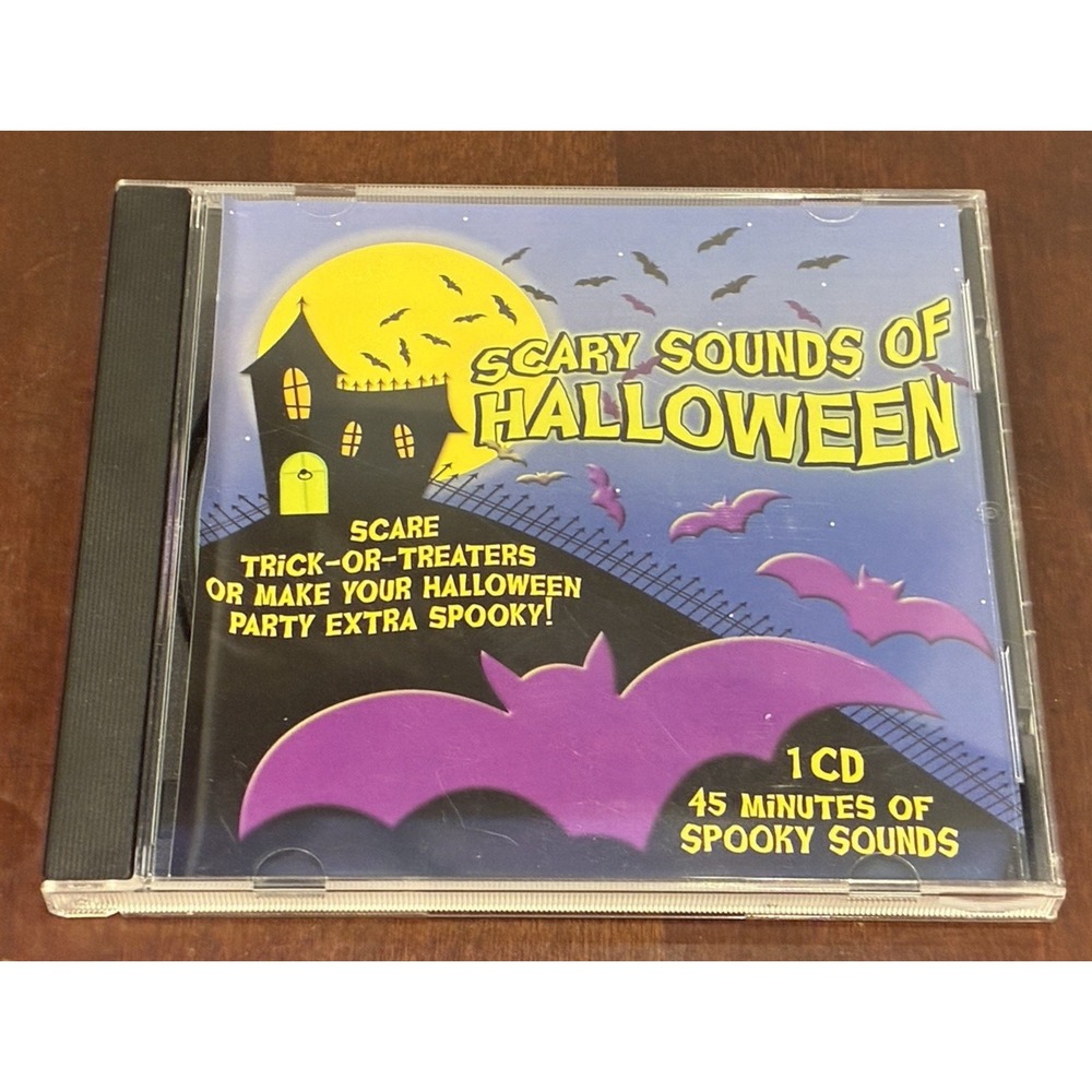 Scary Sounds of Halloween CD 45 Minutes Of Spooky Sounds